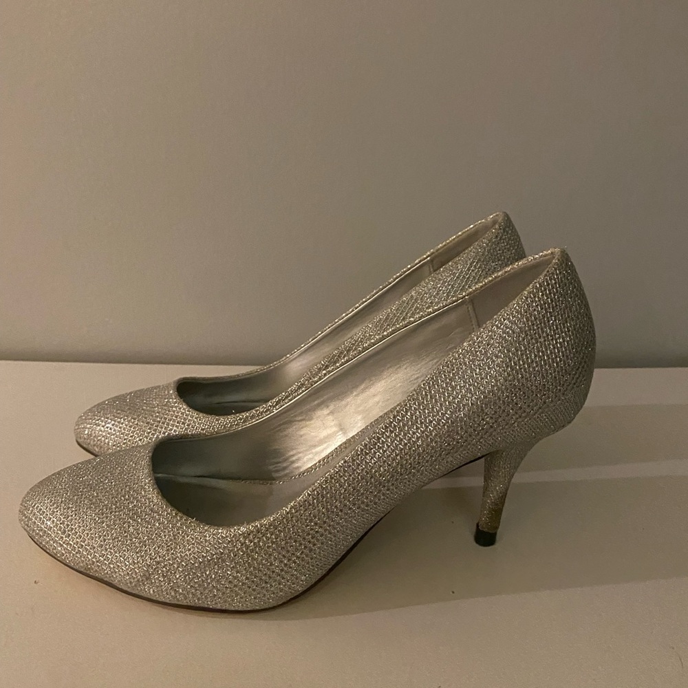 silver heels